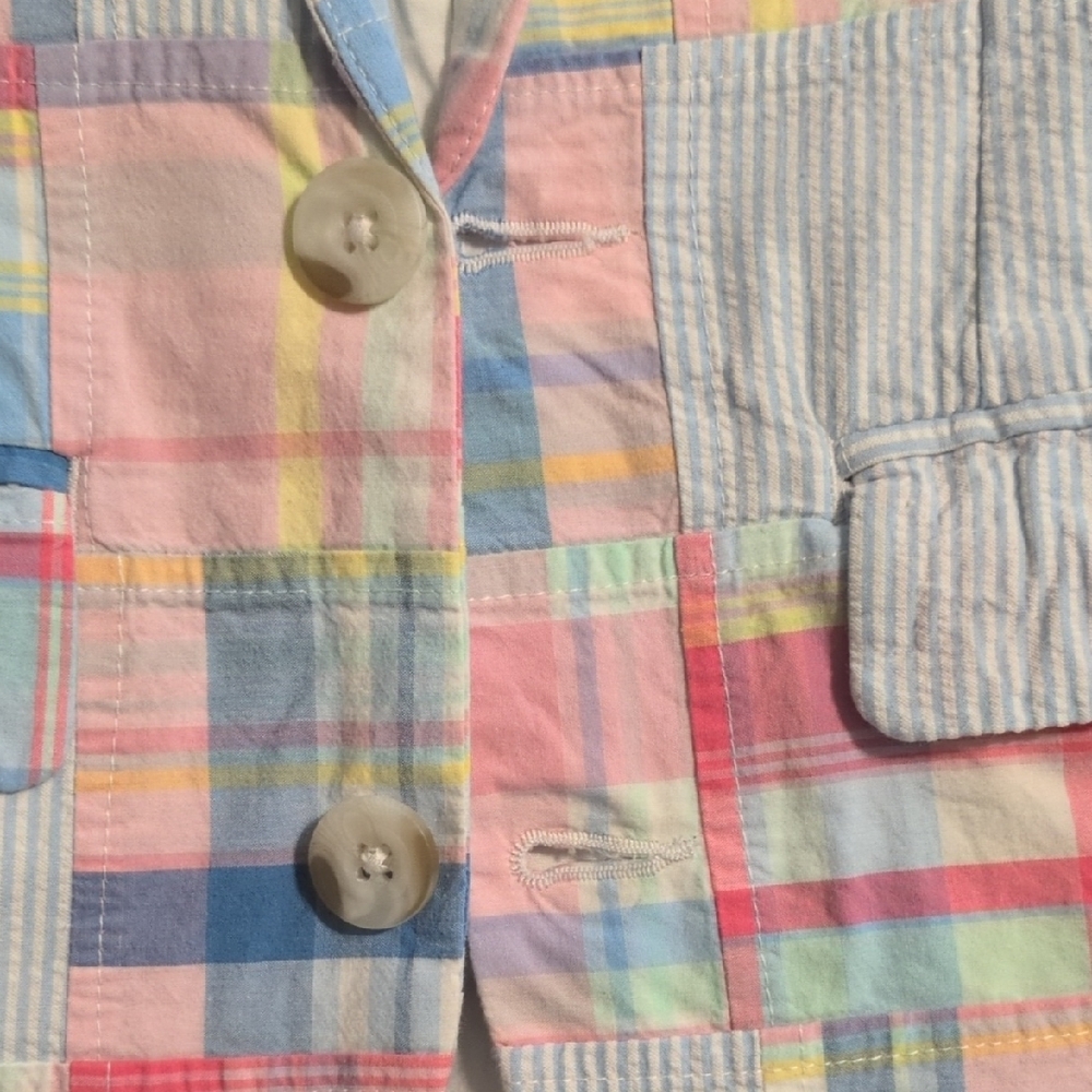 Colorful Patchwork Kids Blazer - Picture 4 of 7